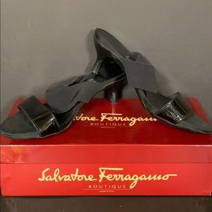 Salvatore Ferragamo Black Sandals